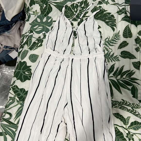 Faithful the brand striped shutterbabe tilbury jumpsuit size small - Picture 3 of 7